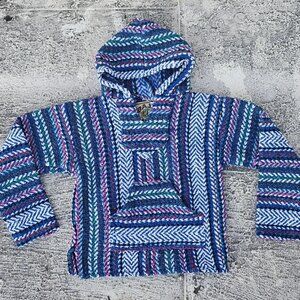 Mexican BAJA JOE Kids Jacket Hoodie Coat Warm Winter Sweatshirt Size S(kid)